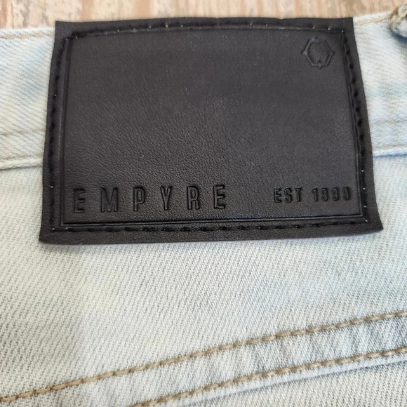 Empyre Stonewashed blue, Distressed Denim Jeans, US Men's 34 - Picture 10 of 10